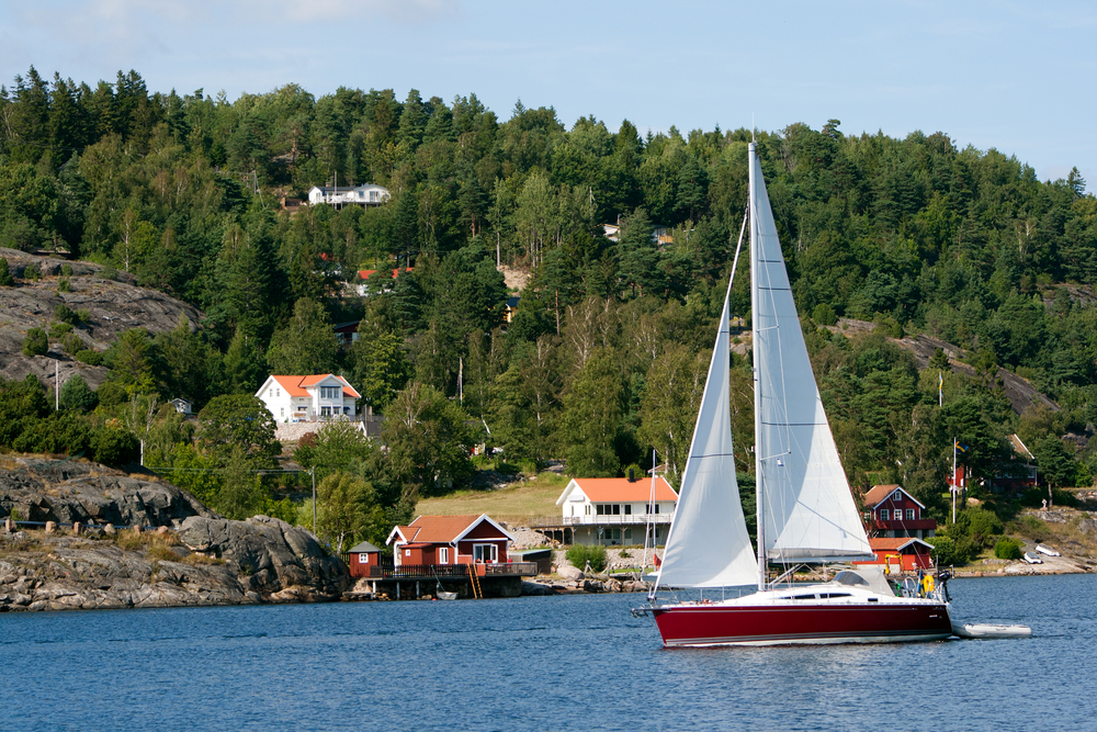 segelyacht in schweden