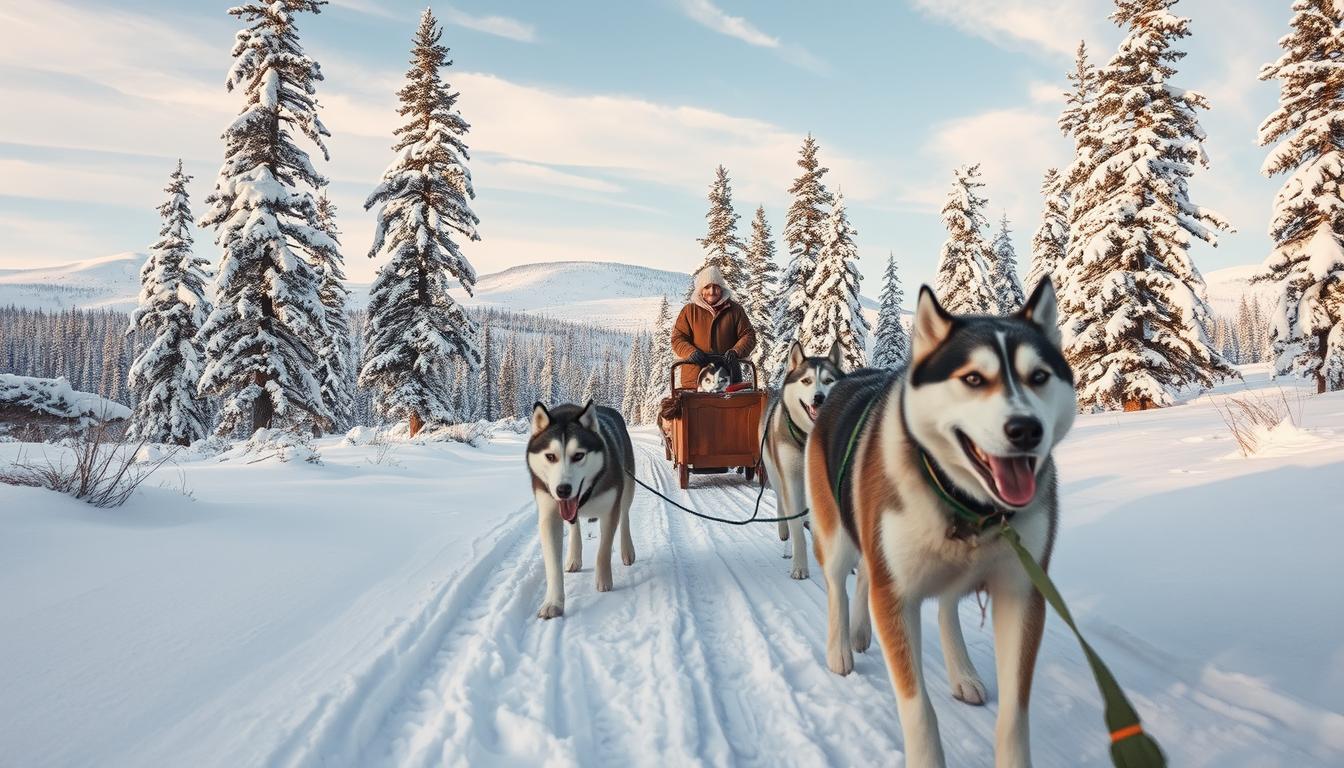 Hundeschlitten-Tour über mehrere Tage: Expedition durch Lappland