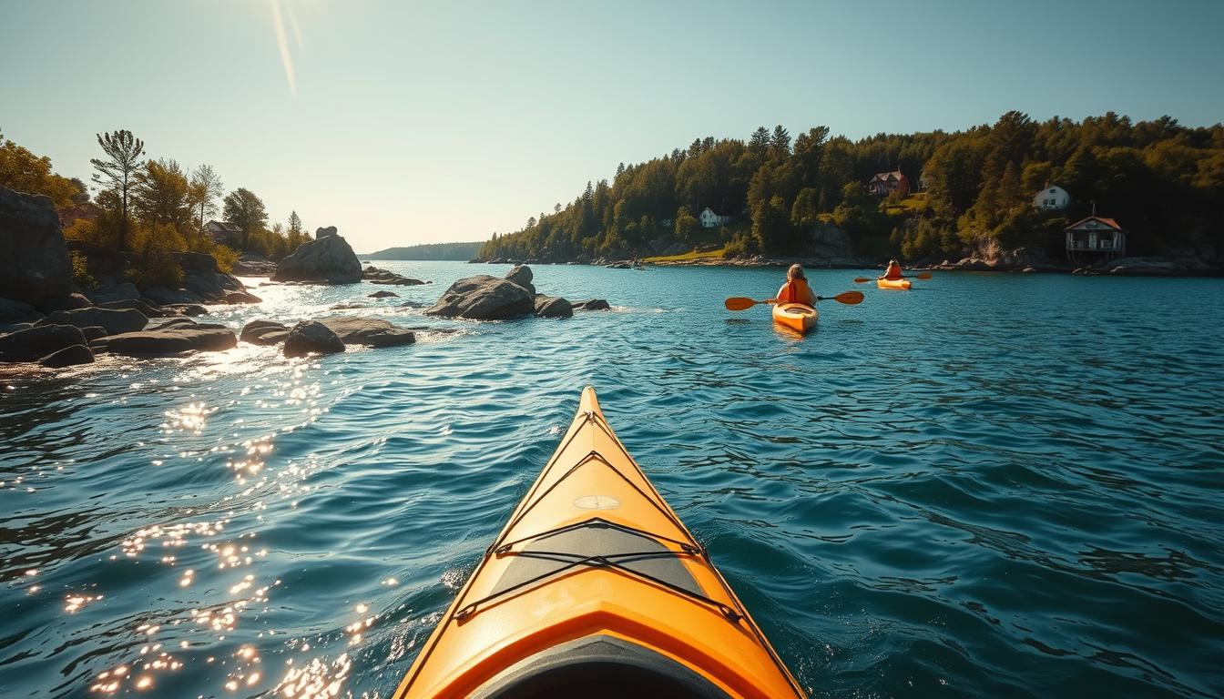 Kajak fahren in den Schären: Stockholmer Schärengarten und Westküste