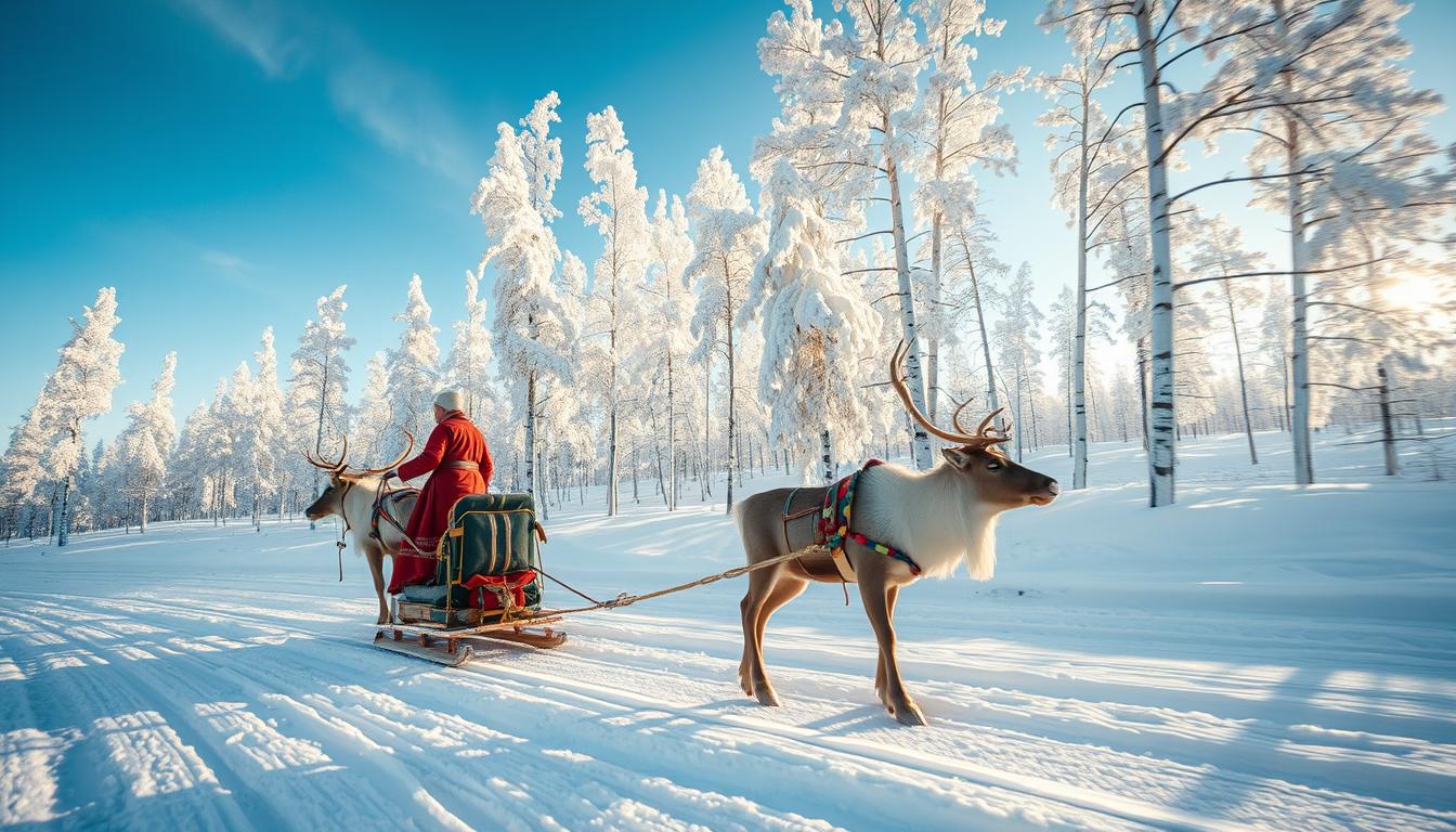 Rentierschlittenfahrt in Lappland: Samische Kultur hautnah erleben