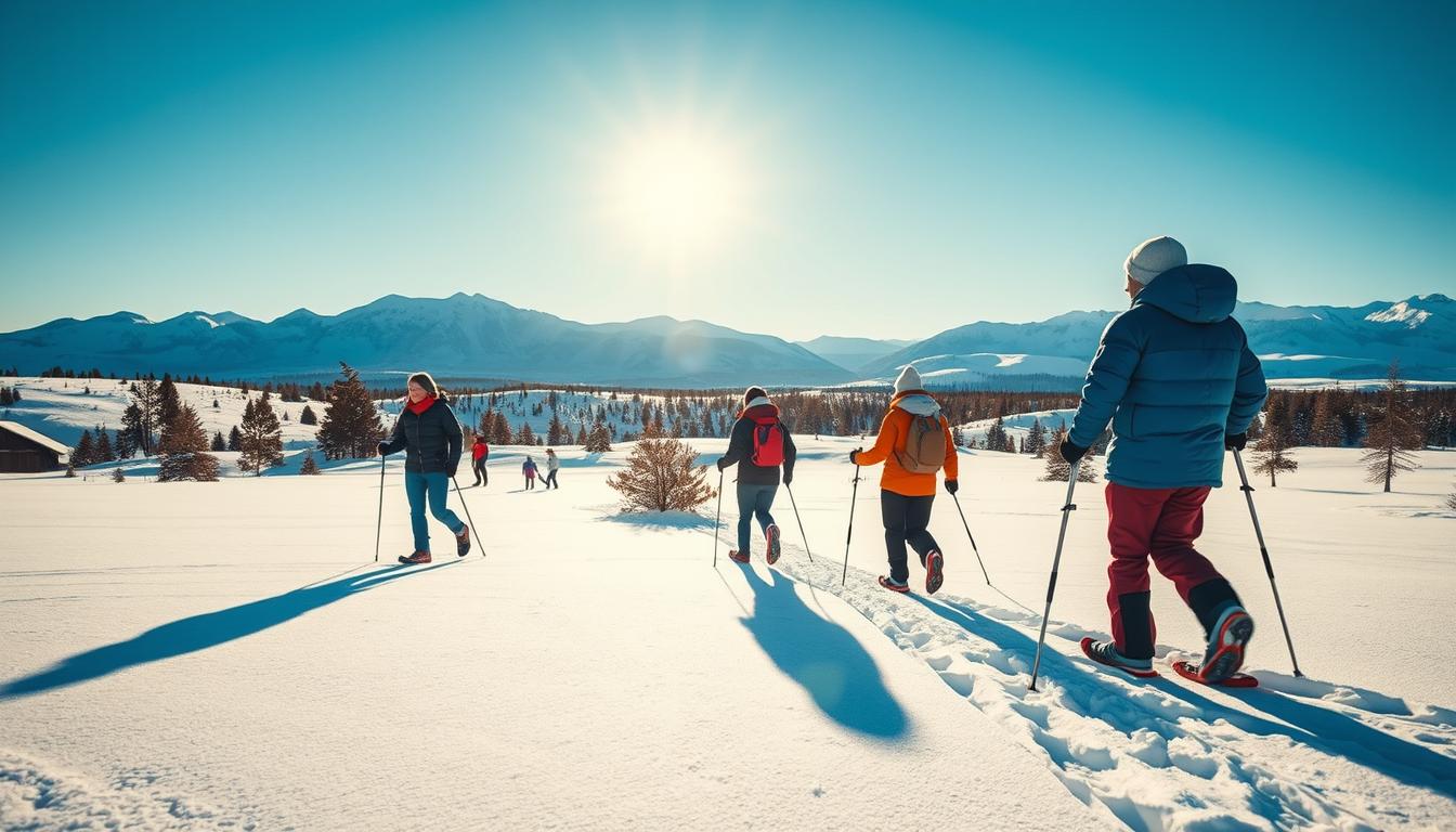 Schneeschuhwandern in Lappland: Routen und geführte Touren