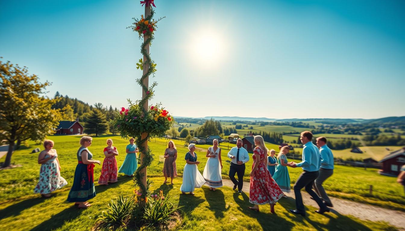 Midsommar in Dalarna feiern: Traditionen und die besten Orte