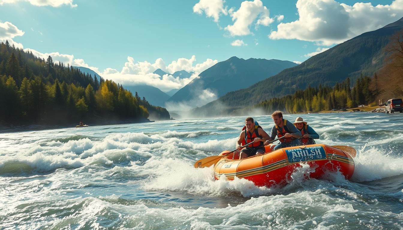 Rafting auf dem Dalälven: Wildwasser-Abenteuer in Mittelschweden