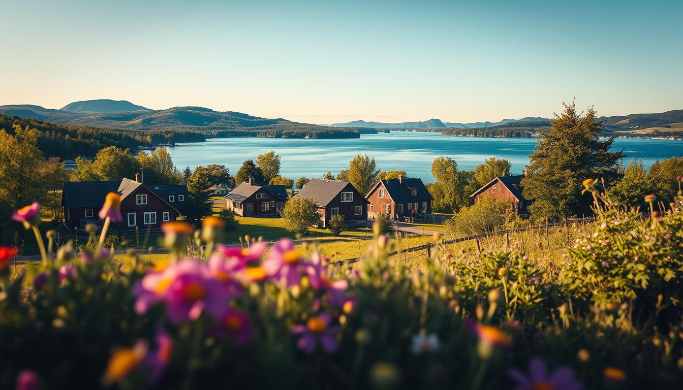 Tällberg am Siljan: Idyllisches Dorf und Panoramablick