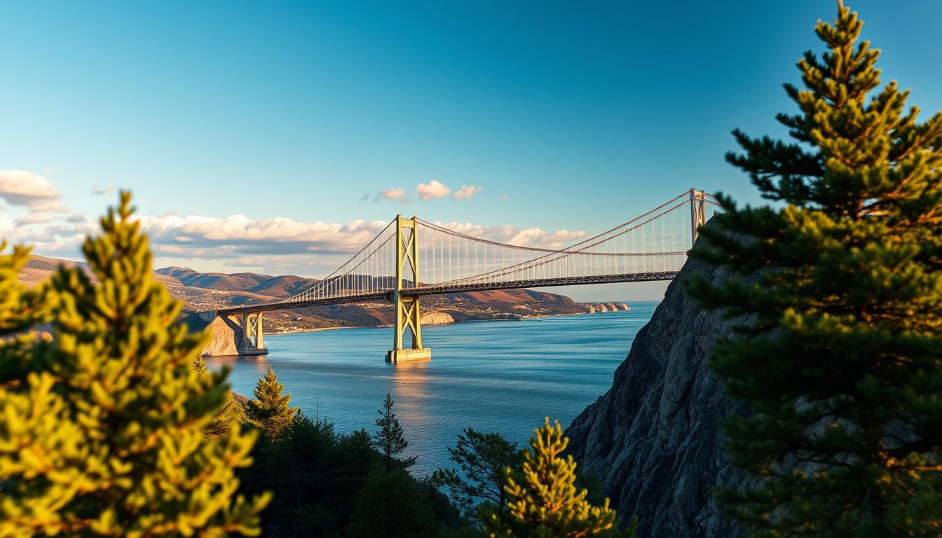 Höga Kusten Brücke: Schwedens längste Hängebrücke