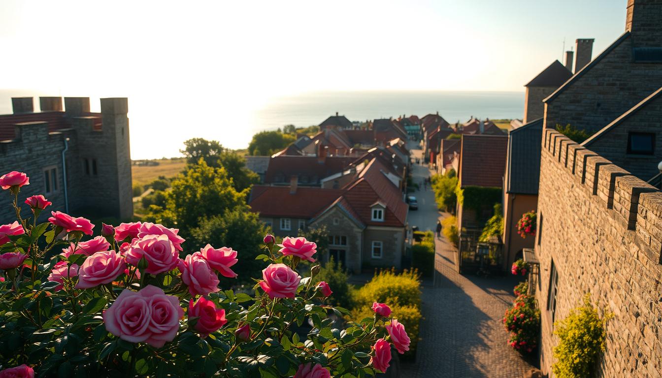 Visby auf Gotland: Mittelalterliche Stadtmauer und Rosenstadt